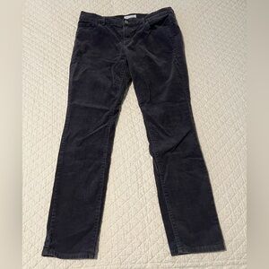 LOFT Dark Gray Corduroy Pants
